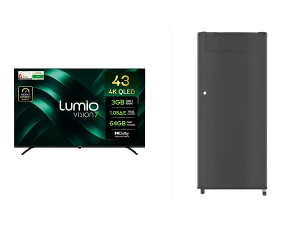 Lumio TV 43 inch with Fridge Single Door